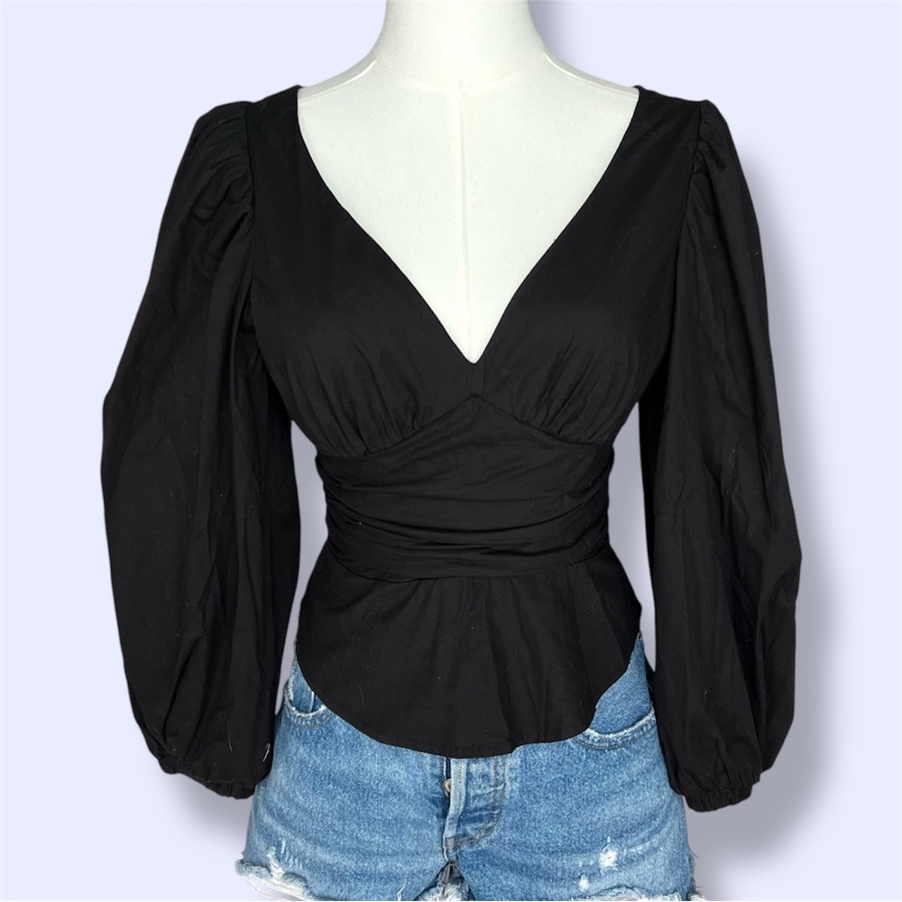 Bardot Anabella Poplin Top